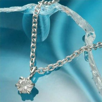 純プラチナ 0.1ct ダイヤモンド ネックレス ペンダント レディース 一粒 シンプル スキンジュエリー PT999 誕生石 プレゼント ギフト 記念日 誕生日