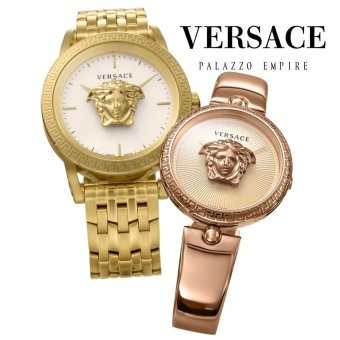ヴェルサーチェ ペアウォッチ メンズ レディース ゴールド ピンクゴールド VERSACE メデューサ グレカ スイス製 高級 ブランド カップル 夫婦 記念日 プレゼント ギフト 卒業 入学 お祝い