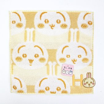 ちいかわ うさぎ イニシャル タオルハンカチ(H)