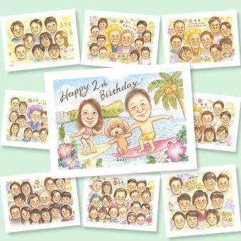 似顔絵 贈り物 誕生日 プレゼント 手描き ギフト 名入れ 誕生日 お祝い バースデー 記念日 友達 家族 パートナー 子供 修正無料 名入れ 下書き確認 親孝行 喜ばれる 宝物 かわいい バースデー 思い出 サプライズ 記念 カラフル お祝いの品 百寿祝い 初任給 ブライダルギフト 闘病中の方への励まし 引っ越し 感激 還暦祝い バレンタインデー 色紙 イラスト