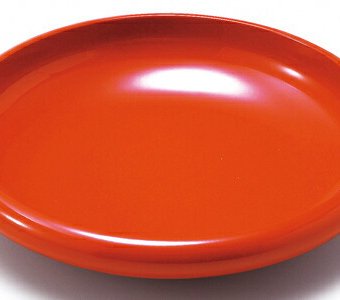 6.0飛鳥鉢　洗朱 インテリア 漆器 盆 カタログギフト 景品 粗品