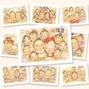 還暦のギフトに、特別な一枚になる似顔絵をお届けします。下書き確認あり。修正無料で納得の表情になるまで調整します。 ギフト 似顔絵 還暦 贈り物 プレゼント 名入れ 手描き 還暦 記念 誕生日 お祝い 大人数 祖父 おばあちゃん おじいちゃん 祖母 名入れ 下書き確認 修正無料 そっくり 実績多数 宝物 サプライズ 長寿 還暦 傘寿 一生もの 引っ越し 初任給 百寿祝い 米寿祝い お祝いの品