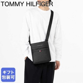 高品質ヨーロッパ輸入モデル トミーヒルフィガー TOMMY HILFIGER ショルダーバッグ メンズ ESSENTIAL PU CROSSOVER ブラック AM0AM09506 BDS BLACK 送別会 誕生日 結婚祝い 結婚式 彼氏 息子 夫 男性 名刺入れ 高級 父の日 母の日 即日発送