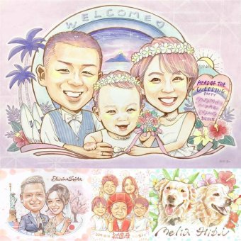 結婚記念日のお祝いに、その人らしさを大切にした似顔絵です。 似顔絵 ウェルカムボード 贈り物 ギフト 名入れ 手描き プレゼント 結婚記念日 挙式 お祝い 記念 ウェルカムボード カップル 家族 友達 同僚 友人 名入れ 修正無料 下書き確認 喜ばれる そっくり かわいい 親孝行 結婚式 一生もの 宝物 ウェディング 米寿祝い サプライズ ホワイトデー メモリアル 快気祝い 傘寿祝い 結婚祝い