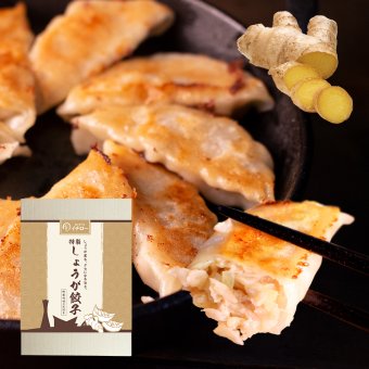 送料無料【贈り物で人気★ご自宅で神戸の味】TVや雑誌でも話題！だから喜ばれる！イチロー餃子 特製しょうが餃子20個 特製味噌だれ付（オリジナル化粧箱入）  あっさり優しい一口餃子 にんにくの匂いが気にならない