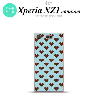 【SO02K】【スマホケース/スマホカバー】【エクスペリア XZ1】SO02K スマホケース Xperia XZ1 Compact SO-02K カバー エクスペリア XZ1 ハート（B） 青 nk-so02k-172【メール便送料無料】