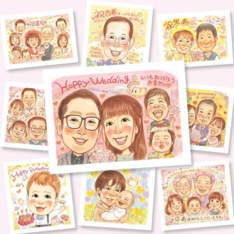 結婚式 似顔絵 ギフト 名入れ 贈り物 手描き プレゼント 結婚式 ウェディング ウェルカムボード 結婚祝い 婚礼 新郎 両親 カップル 新婦 修正無料 下書き確認 名入れ かわいい 宝物 そっくり サプライズ 思い出 ウェディング 一生もの ブライダル 感動 ハロウィン キレイ メモリアル 色紙 オリジナル 闘病中の方への励まし 披露宴 快気祝い 贈答品 二次会