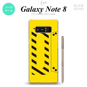 【SC01K】【スマホケース/スマホカバー】【ギャラクシー ノート8】SC01K スマホケース Galaxy Note8 SC-01K カバー ギャラクシー ノート8 カセットテープ 黄 nk-sc01k-190【メール便送料無料】