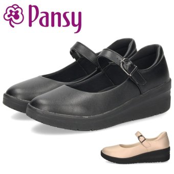 Pansy パンジー パンプス レディース カリーナウォーク 3E 幅広 軽量 ストラップ 歩きやすい 抗菌 通勤 仕事 オフィス CW1102