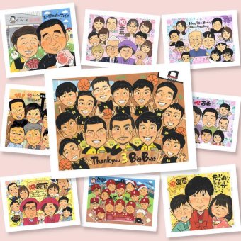 似顔絵 卒部記念 プレゼント 手描き 名入れ ギフト 贈り物 卒部 スポ少 スポーツ少年団 部活 引退 卒団 記念 大人数 監督 先輩 コーチ 仲間 下書き確認 修正無料 名入れ 一生もの かわいい 実績多数 宝物 引退 仲間 思い出 部活 ブライダルギフト お祝いの品 カラフル バレンタインデー 米寿祝い 大量注文 クリスマス 節目 感動 イラスト 結婚祝い