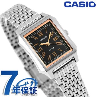 カシオ チープカシオ CASIO スタンダード クォーツ 電池式 LTP-B190D-1BV 海外モデル レディース チプカシ 腕時計 ブランド アナログ ブラック 黒
