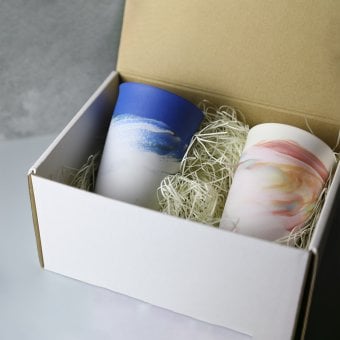 【手に馴染むうすはりグラス　セット　marble　300ml　北川和喜】　酒器 和食器 薄い ドリンクグラス 家飲み グッズ タンブラー おしゃれ ビアグラス ビール ギフト プレゼント 結婚祝い 引き出物 お祝い 内祝い 日本製 定番 人気