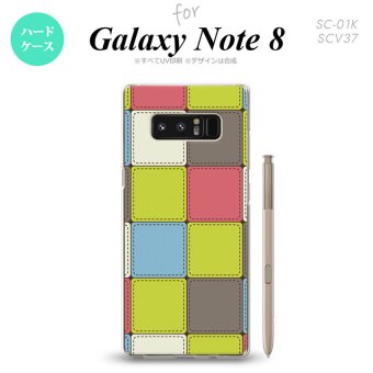 【SC01K】【スマホケース/スマホカバー】【ギャラクシー ノート8】SC01K スマホケース Galaxy Note8 SC-01K カバー ギャラクシー ノート8 パッチワーク風 ミックスG nk-sc01k-1677【メール便送料無料】