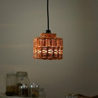 照明 ライト ランプシェード ペンダントランプ ペンダント 藤製 天井 インテリア 器具 吊り下げ リビング おしゃれ リゾート ナチュラル