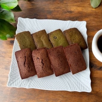 [ 抹茶 チョコ ＆ ダブルショコラ ] フィナンシェ  4個ずつ 計8個入 お返し のし無料 お茶菓子 菓子折り お返し 常温 プレゼント 食べ物 誕生日 スイーツ 洋菓子 贈り物 出産 結婚 内祝い 個包装 焼き菓子