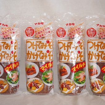 万能みそだれ マイルドつけてみそかけてみそ 焙煎ごま使用 ナカモ(愛知県)400ｇ×4本