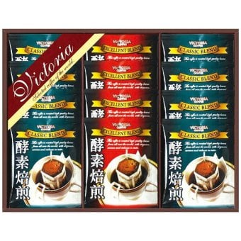 ビクトリアコーヒー 酵素焙煎ドリップコーヒーセット ND-150 ND-150 内祝い お祝 出産内祝い