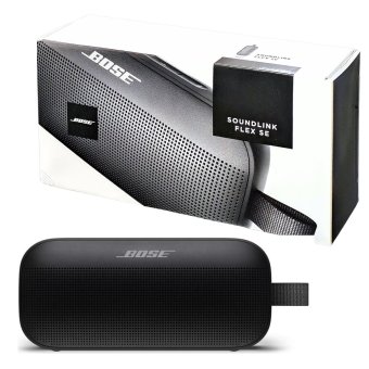 Bose (ボーズ) SoundLink Flex SE Bluetooth スピーカー IP67防塵?防?等級 長時間再生:12 時間 カラー: ブラック SLink Flex BLK CLUB お風呂 アウトドア? キャンプ ハイキング