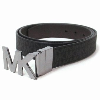 MICHAEL KORS マイケルコース アウトレット MK シグネチャー リバーシブル メンズ ベルト 36S1LBLY1B BLACK