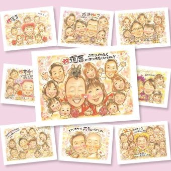 還暦の記念に、オーダーメイドの似顔絵が喜ばれています。大切なお祝いにも安心してご注文いただけます。 プレゼント 還暦祝い 似顔絵 ギフト 名入れ 贈り物 手描き 還暦 お祝い 誕生日 記念 大人数 おじいちゃん 祖父 祖母 おばあちゃん 修正無料 下書き確認 名入れ 似てる 親孝行 一生もの そっくり 還暦 一生もの 傘寿 長寿 引っ越し 米寿祝い 傘寿祝い 古希祝い 長寿祝い 二次会