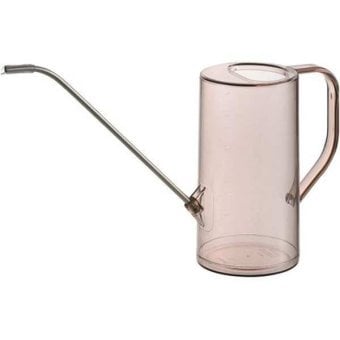 リッチェル グレース ラウンドピッチャー 1L ブラウン じょうろ おしゃれ 水差し 園芸用品 観葉植物 室内 ガーデニング じょうろ 細口 目盛り付き じょうろ 屋内 インテリア 雑貨 じょうろ 水やり