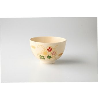 仁清　花七宝　抹茶碗 陶器 瀬戸焼 やきものの里から、暮らしを贈ります。　ギフト 食器 セット テーブルウェア