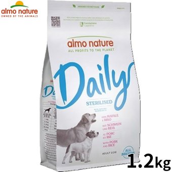 almo natuer アルモネイチャー デイリー ドッグフード ステアライズド ポークとライス 12kg