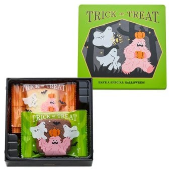 【モロゾフ ハロウィーンサプライズ（オデット） 5個入】  ハロウィンパーティー おばけ 黒猫 秋限定 数量限定 クッキー クッキーサンド チョコレートサンド 洋菓子 お菓子 詰め合わせ 手土産 プレゼント ギフト プチギフト 個包装