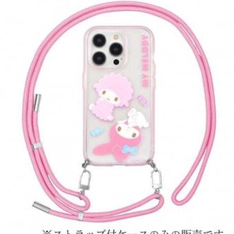 iPhone 15 Pro ケース サンリオ マイメロディ 耐衝撃 カバー IIIIfit Loop ハイブリッド スマホケース ストラップ付き かわいい キャラクター サンリオ正規ライセンス品