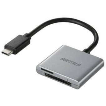 バッファロー BSCR110U3CSV カードリーダー シルバー