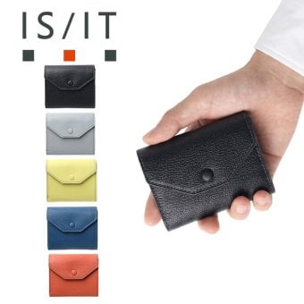 isit シュリー 二つ折り財布 BOX型小銭入れ カード段7 930623