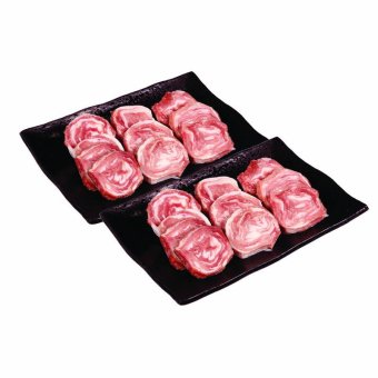 鹿児島黒豚 鹿児島県産 黒豚ミニロールステーキ (50g)×20 (MPBPRT20) [お中元][お歳暮] ※送料無料(北海道・沖縄・離島への配送不可)