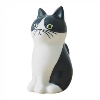 フラワーペンスタンド 仔猫 ハチワレ 磁器製 置物 インテリア 雑貨 小物入れ ペン立て 花瓶 卓上 デスク周り おしゃれ かわいい ギフト プレゼント 贈り物 誕生日 記念日 動物 癒し セトクラフト