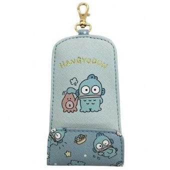 ハンギョドン リール付きキーケース サンリオ キャラクター ランドセル 鍵ケース キーカバー 子供用 通学 防犯 キーホルダー 合成皮革 おしゃれ かわいい グッズ