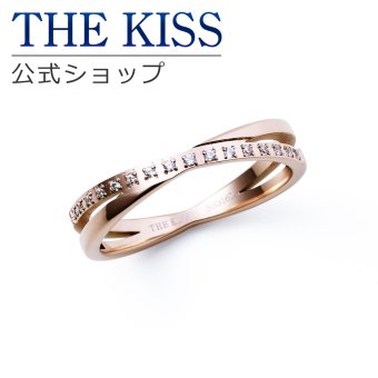 【ラッピング無料】THE KISS 公式ショップ 金属アレルギー対応 サージカルステンレス レディースリング アクセサリー ジュエリー  カップル 人気 ブランド THEKISS 指輪 TR1076PI-CZ アニバーサリー
