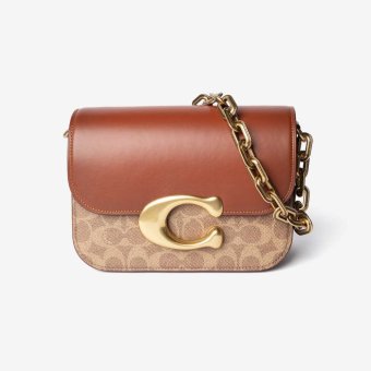 コーチ COACH IDOL BAG アイドル バッグ シグネチャー キャンバス スネークスキン ディテール CM551 ショルダーバッグ ハンドバッグ レディース バッグ