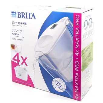 BRITA ( ブリタ )　浄水器　ポット型　アルーナ2.4L　カートリッジ4個付き　※選べる5タイプ: セット品や単品を表示