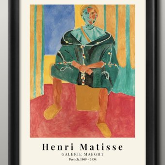 日本製 アンリ マティス マチス A3 サイズ ポスター アート おしゃれ 絵画 インテリア 北欧 イラスト マット紙 艶消し アートパネル 額 フレーム デザイン 壁掛け ギフト 新築祝い ディスプレイ  速達 送料無料