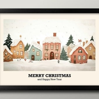 日本製 メリー クリスマス Xmas Christmas サンタクロース ビンテージイラスト A3 サイズ ポスター アート おしゃれ 絵画 インテリア 北欧 イラスト マット紙 艶消し アートパネル 額 フレーム デザイン 壁掛け ギフト 新築祝い ディスプレイ  速達 送料無料