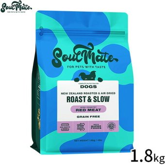 SoulMate ソウルメイト DOG ベイクド＆エアドライフード ドッグフード レッドミート 1.8kg