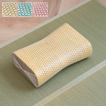 枕 まくら PPまくら PP枕 籐枕風 ピロー 通気性 蒸れない ポリプロピレン 軽い 丈夫 手編み 約30×20cm 通気性の良いポリプロピレン枕 枕寝具 寝具用品 寝室用 寝室用品 インテリア ひんやり ベージュ ブルー レッド