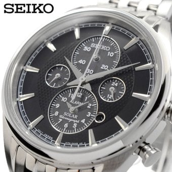 SEIKO 腕時計 セイコー 時計 ウォッチ ソーラー アラーム クロノグラフ メンズ SSC211P1 [並行輸入品]