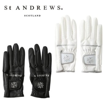 セント アンドリュース ゴルフ 合皮グローブ 両手用 レディースグローブ St ANDREWS 042-6985202 お誕生日祝い お祝い 記念品 お父さん 父の日 彼氏 男性 30代 40代 50代 60代 母の日 お母さん 還暦祝い 敬老の日 彼女 人気プレゼント プレゼント