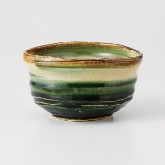 総織部ぼかし抹茶碗 陶器 美濃焼 やきものの里から、暮らしを贈ります。　ギフト 食器 セット テーブルウェア