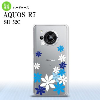 SH-52C AQUOS R7 スマホケース 背面ケース ハードケース ティアレ A 青 2022年 7月発売 nk-r7-1079
