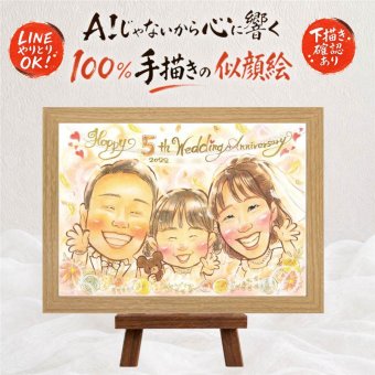 似顔絵 ギフト 結婚記念日 贈り物 手描き 名入れ プレゼント 結婚記念日 結婚30周年 周年記念 結婚10周年 記念日 金婚式 お祝い お父さん 夫婦 お母さん 両親 家族 修正無料 下書き確認 名入れ 親孝行 かわいい そっくり 宝物 記念 感謝 思い出 結婚記念日 披露宴 同窓会 クリスマス 結婚祝い 引っ越し ブライダルギフト メモリアル 喜寿祝い メモリアルギフト