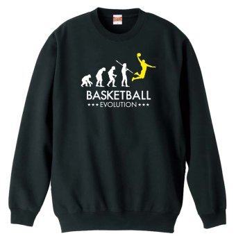 バスケ トレーナー スウェット メンズ レディース ジュニア 裏パイル 練習着 おもしろ 名入れ おしゃれ 文字入れ無料 綿100% キッズ 大きいサイズ 「バスケットボールエボリューション」 アートワークスコウベ 【送料無料】