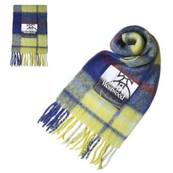 ヴィヴィアンウエストウッド VIVIENNE WESTWOOD マフラー CHUNKY SCARF 8103014F-W00ZJ-K410-NAVYBLUE ユニセックス ネイビーブルー