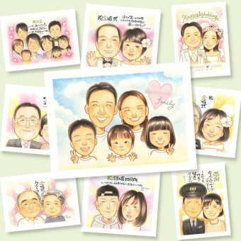 似顔絵 感謝 ギフト 手描き プレゼント 名入れ 贈り物 記念日 記念 感謝 誕生日 お祝い 大人数 祖父母 母 父 両親 家族 下書き確認 修正無料 名入れ 一生もの 実績多数 似てる 喜ばれる 感謝 記念 思い出 還暦祝い 感激 百寿祝い 白寿祝い オリジナル サプライズ 長寿祝い メモリアル 同窓会 バレンタインデー 贈答品 引っ越し 披露宴 傘寿祝い