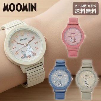 腕時計 ムーミン ジャバラウォッチ MOM026 定形外 送料無料 レディース ジャバラベルト リトルミイ スナフキン ムーミン谷  MOOMIN 時計 通勤 通学 ギフト シンプル 付けやすい かわいい